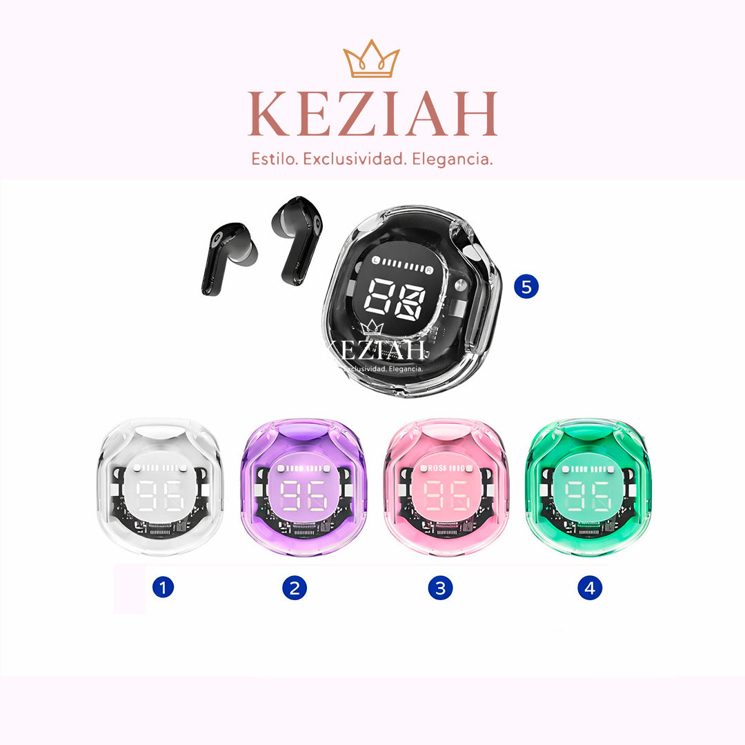 🎧 Audífonos Bluetooth HK6 con Pantalla Digital