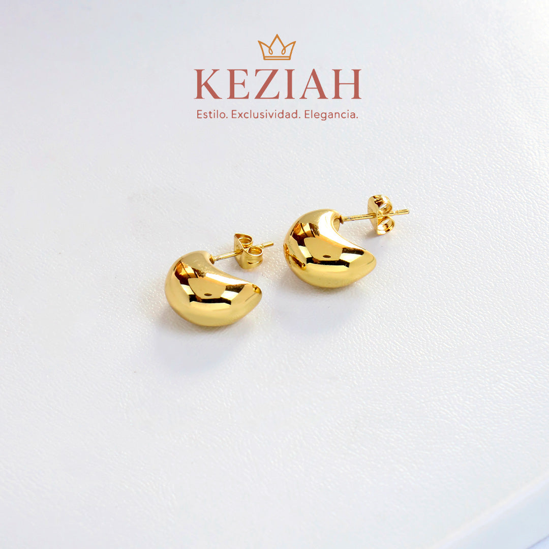 ✨ Aretes Dorado Minimalistas – Acero Quirúrgico 316L , Waterproof - Mini Gota