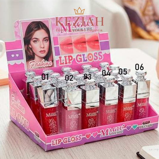 💫 Lip Gloss Mágico — MAGIC YOUR LIFE®️ - Brillo labial con acabado espejo y destellos sutiles