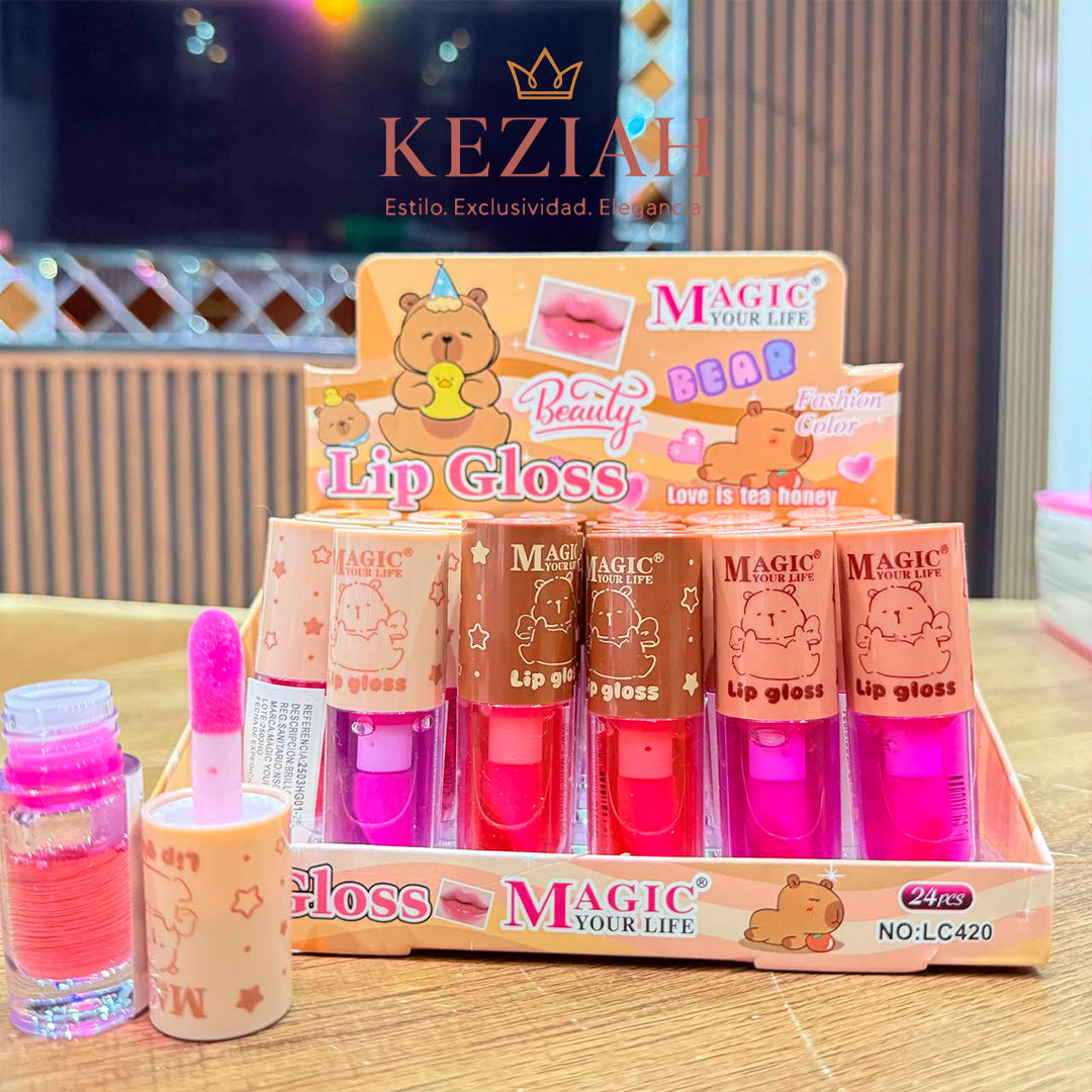 💄 Expositor de Brillo de Labios “Beauty Bear” MAGIG YOUR LIFE®️