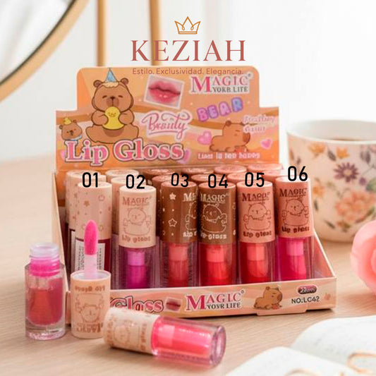 💄 Expositor de Brillo de Labios “Beauty Bear” MAGIG YOUR LIFE®️