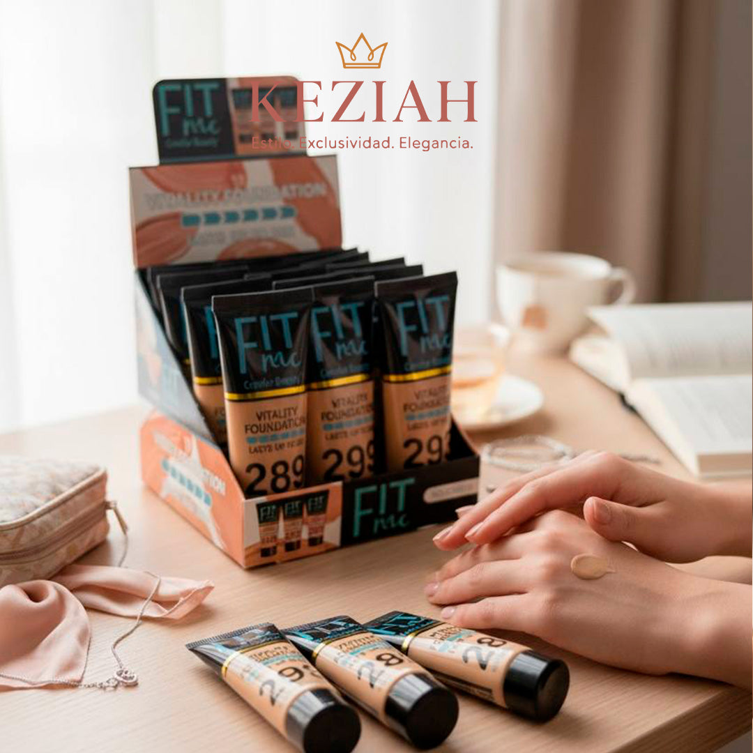 💄 Base Líquida Fit Me! Vitality Foundation – Comfor Beauty