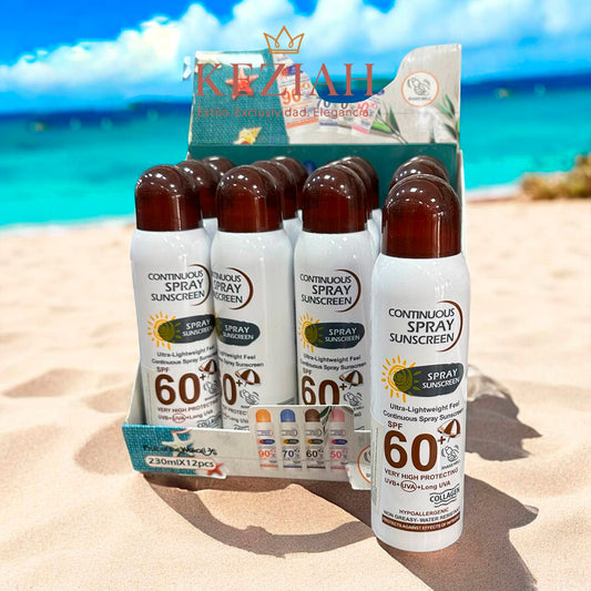 ☀️ Protector Solar en Spray SPF 60+ PA+++ – WOKALI Ultra White (230 ml)