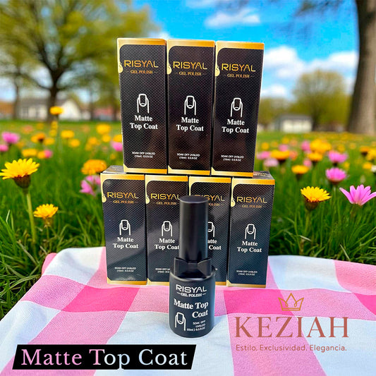 💅 Top Coat RISYAL®️ Gel Mate – Acabado Profesional
