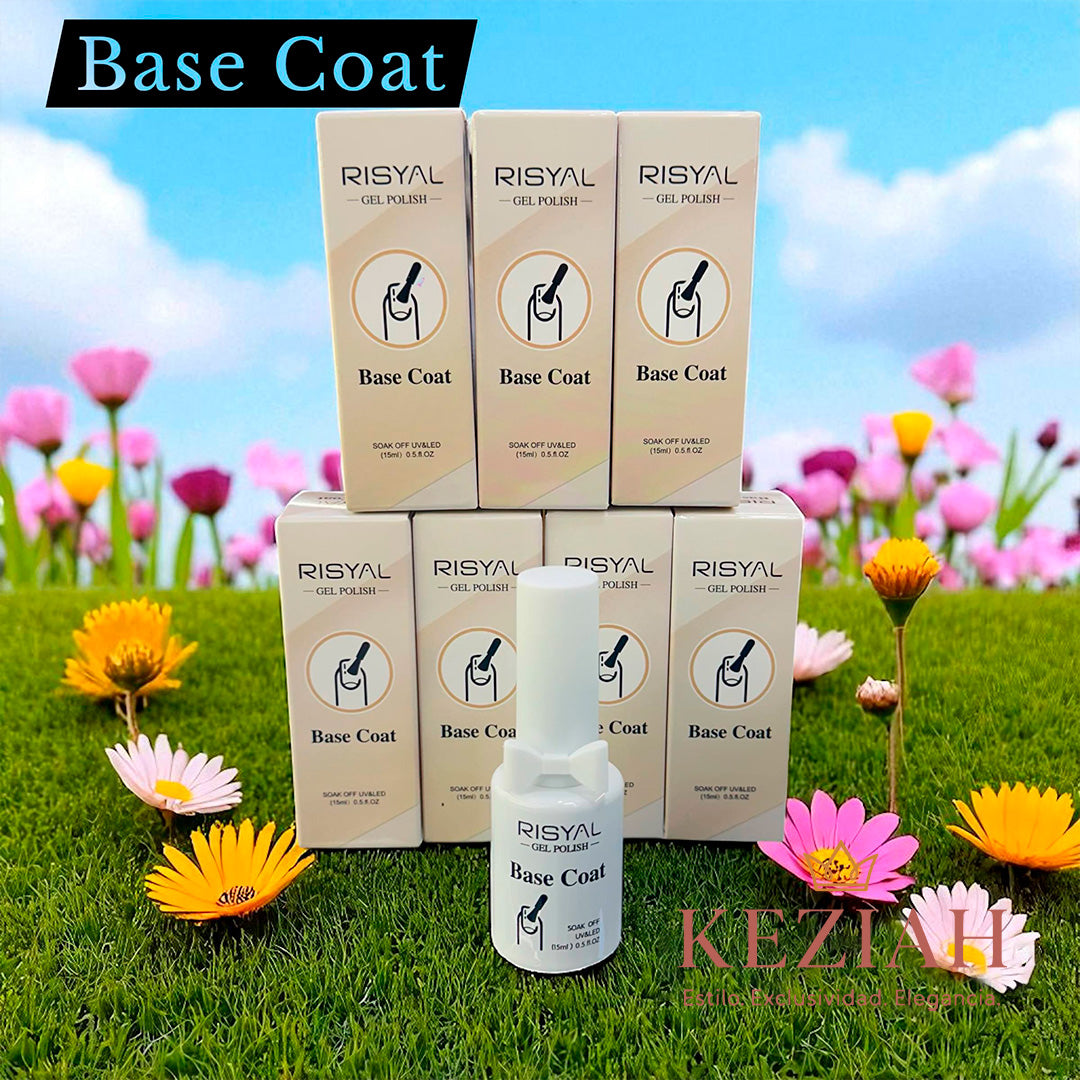 💅 RISYAL®️ Top Coat Gel UV – Brillo Profesional y Máxima Protección
