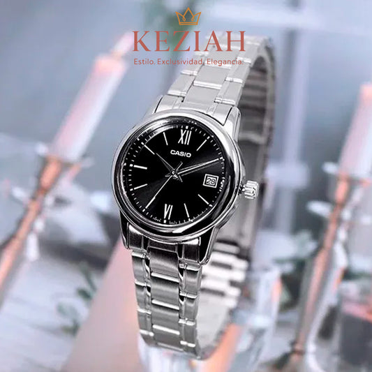 ⌚ Reloj Casio LTP-V002D-1B3 Original | Elegancia Clásica con Fecha