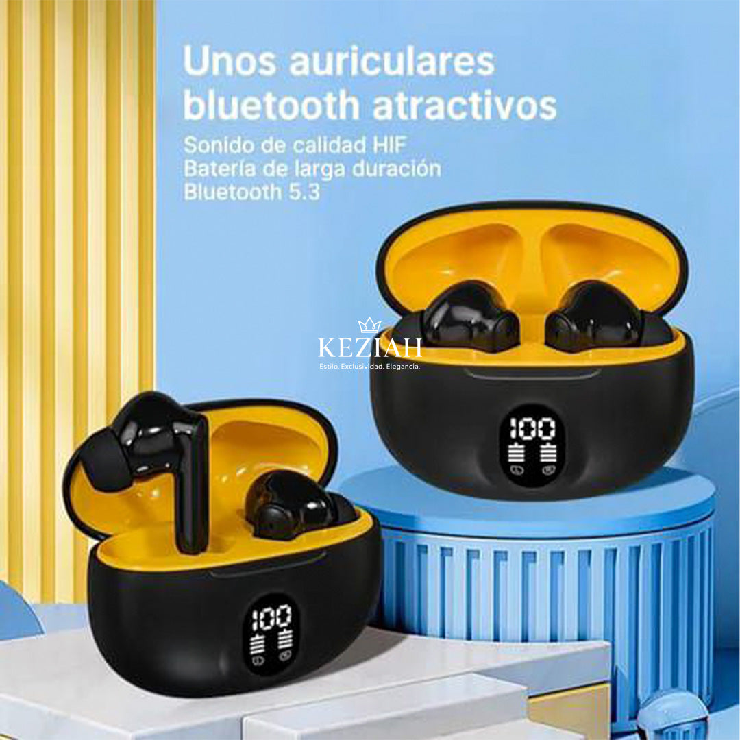 🎧 Audífonos Bluetooth H-895B con Pantalla Digital