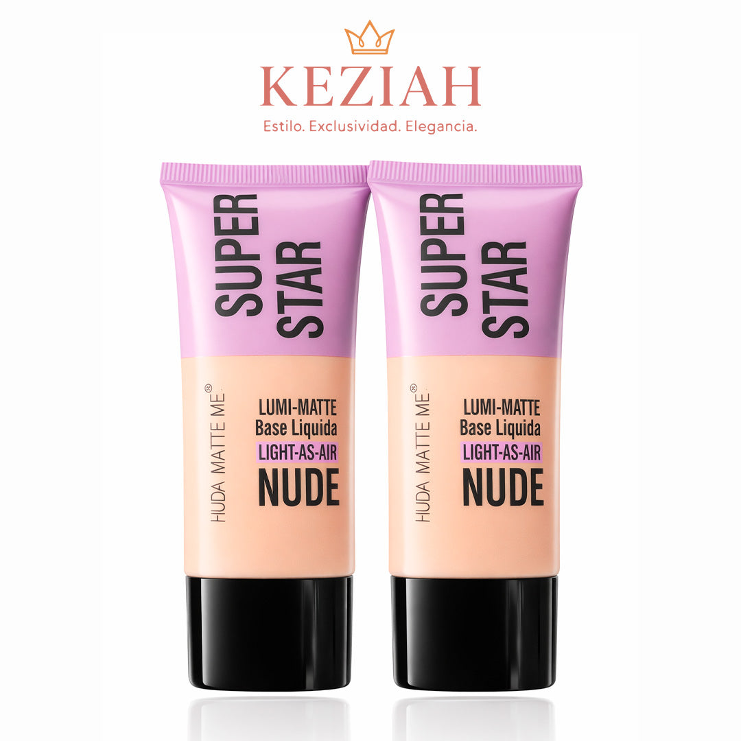 💖 Base Líquida Mate Luminosa – Dúpe 💖 Base líquida de cobertura media, ultra ligera y no grasosa. Unifica el tono, disimula imperfecciones y deja un acabado natural tipo “piel perfecta”. Apta para todo tipo de piel y súper tendencia.