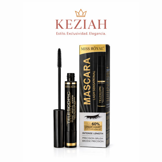 Máscara de Pestañas Miss Royal - Pestañas más largas, volumen intenso y definición perfecta ✨