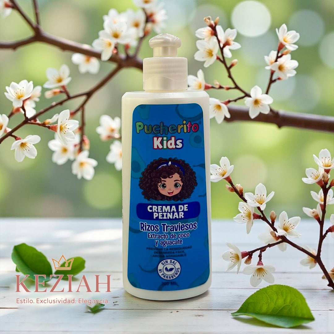 Crema de Peinar Pucherito Kids – Rizos Traviesos