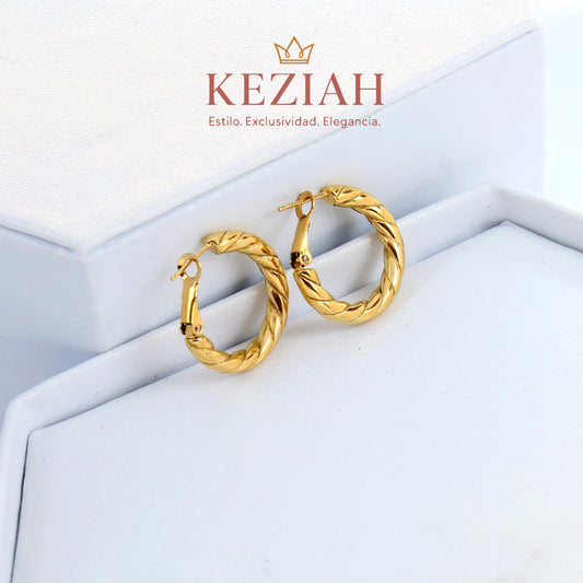 ✨ Aretes Dorado Minimalistas – Acero Quirúrgico 316L , Waterproof - Entorchado