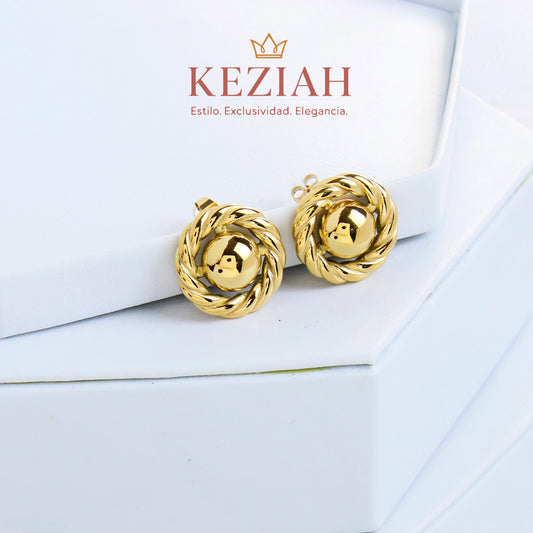 ✨ Aretes Dorado Minimalistas – Acero Quirúrgico 316L , Waterproof - Aro Bola