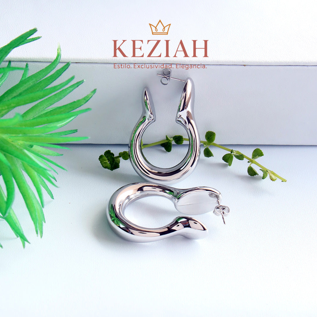 ✨ Aretes Plateado Minimalistas – Acero Quirúrgico 316L , Waterproof