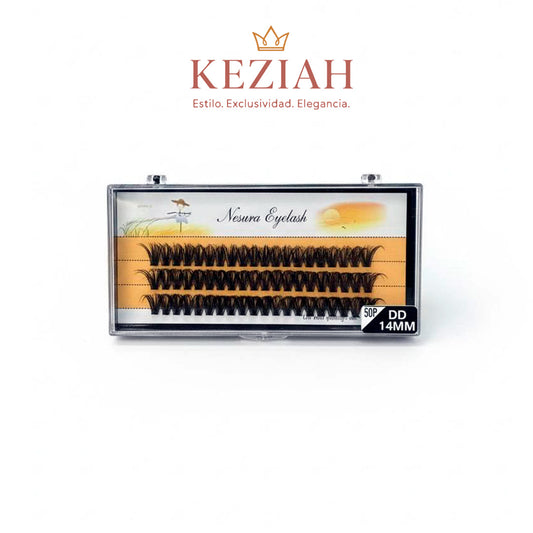 🏷️ Pestañas Nesura Eyelash – 50P | 14MM | Curva DD