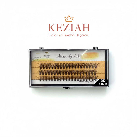 🏷️ Pestañas Nesura Eyelash – 30P | 14MM | Curva DD