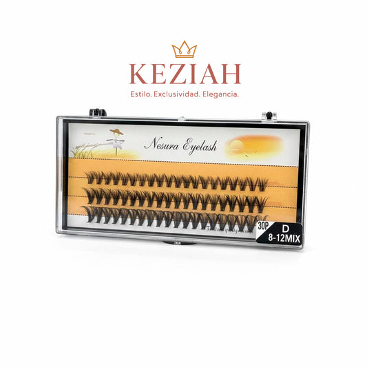 🏷️ Pestañas Nesura Mix Eyelash – 30P | 8–12 MM | Curva D