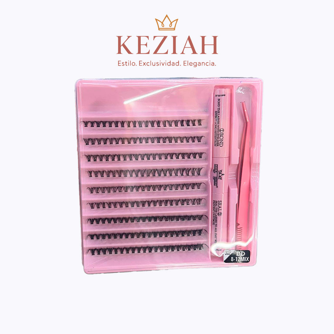 Pestañas Mix 30P 8–12 mm – Volumen Profesional