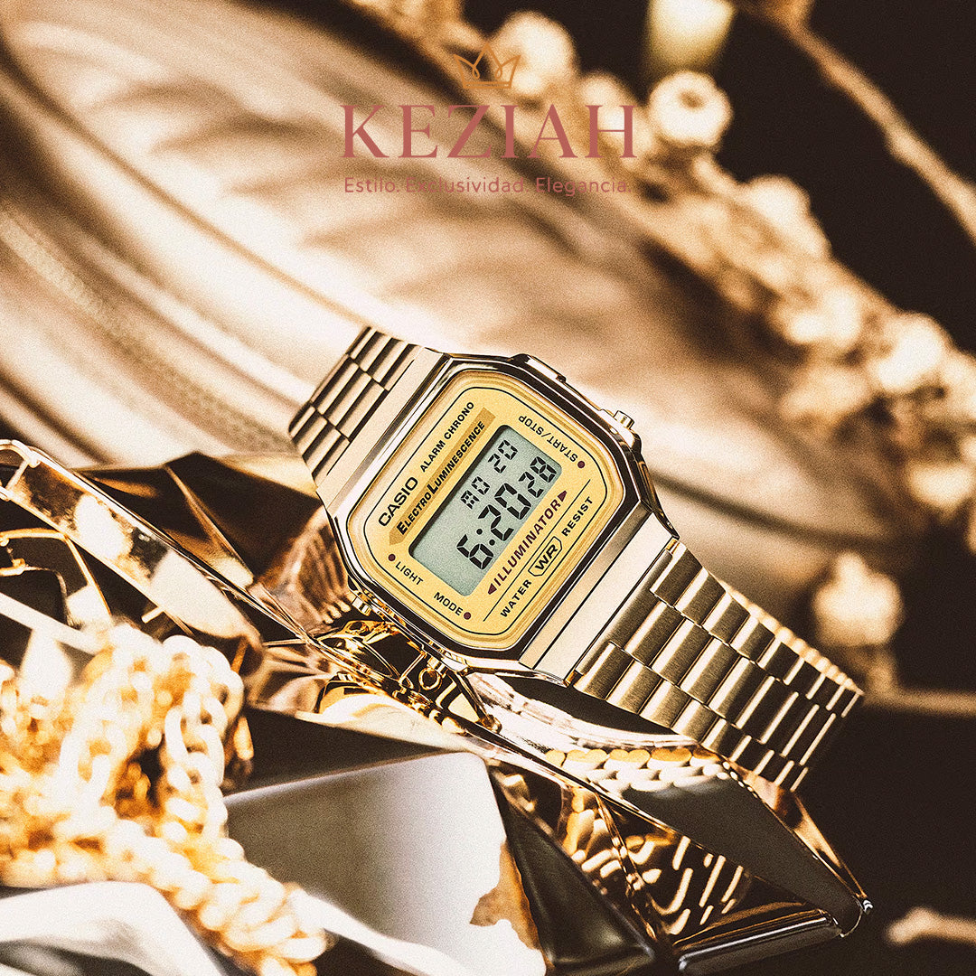 🕒 Reloj Original Casio A-168WG-9 — Unisex (Digital, 38 mm)