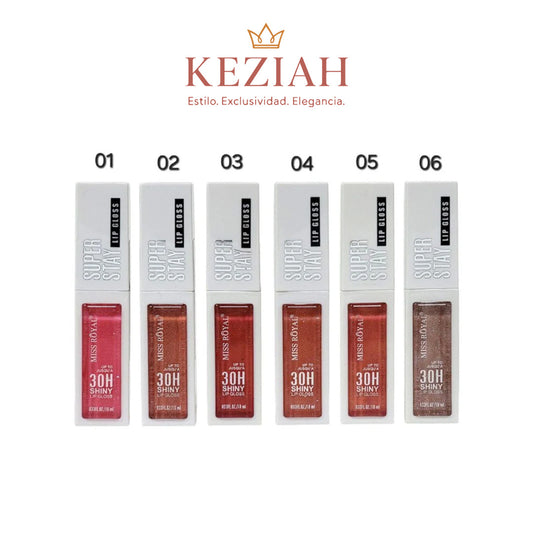 🏷️ Brillo labial Miss Royal Super Stay
