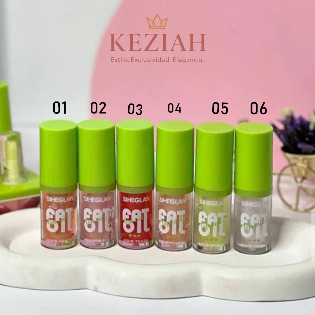 💫 Lip Gloss Mágico Fat Oil — Dupe Sheglam  Para unos labios radiantes e hidratados