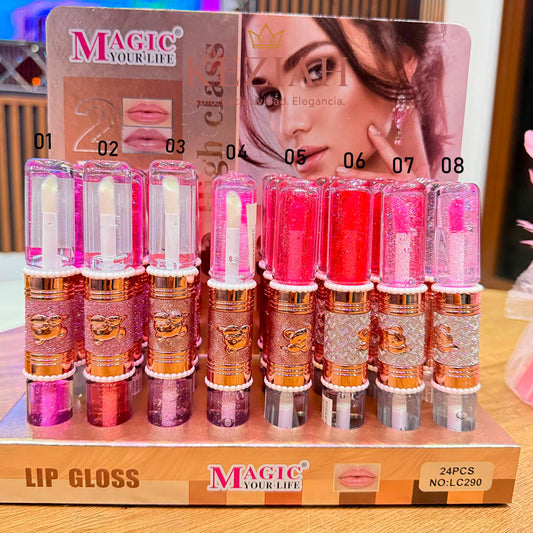 💖 Lip Gloss Mágico – Lip Oil 2 en 1 MAGIC YOUR LIFE®️  ✨ Brillo, hidratación y cuidado en un solo producto ✨
