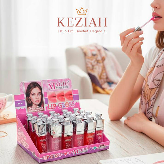 💫 Lip Gloss Mágico — MAGIC YOUR LIFE®️ - Brillo labial con acabado espejo y destellos sutiles