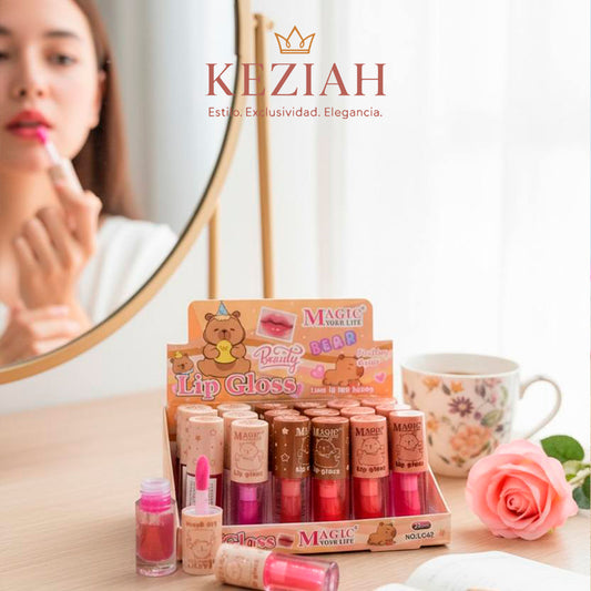 💄 Expositor de Brillo de Labios “Beauty Bear”  MAGIG YOUR LIFE®️