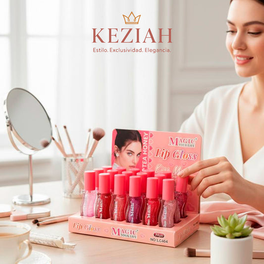 🐱Lip gloss Dupe de Gisou - Brillo de Labios Vegano Hidratante – Diseño Gatito  Labios hidratados con brillo natural