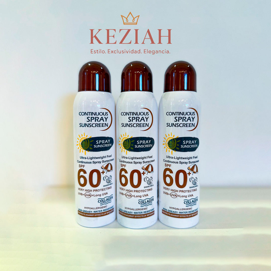 ☀️ Protector Solar en Spray SPF 60+ PA+++ – WOKALI Ultra White (230 ml)