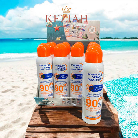 ☀️ Protector Solar en Spray Continuo SPF 90+ PA+++ – WOKALI Professional Care (230 ml