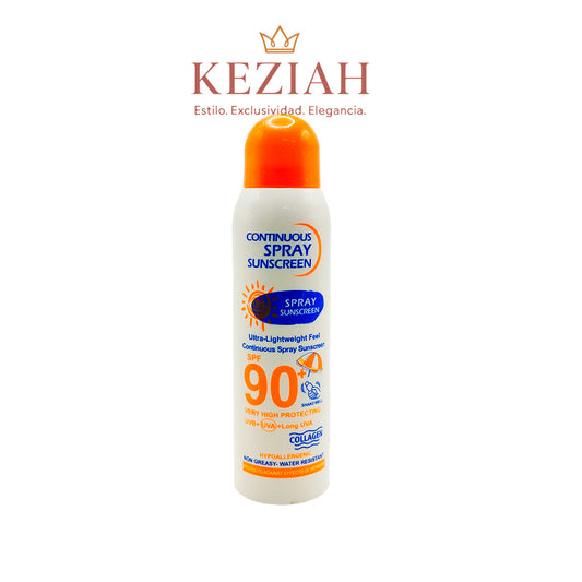 ☀️ Protector Solar en Spray Continuo SPF 90+ PA+++ – WOKALI Professional Care (230 ml