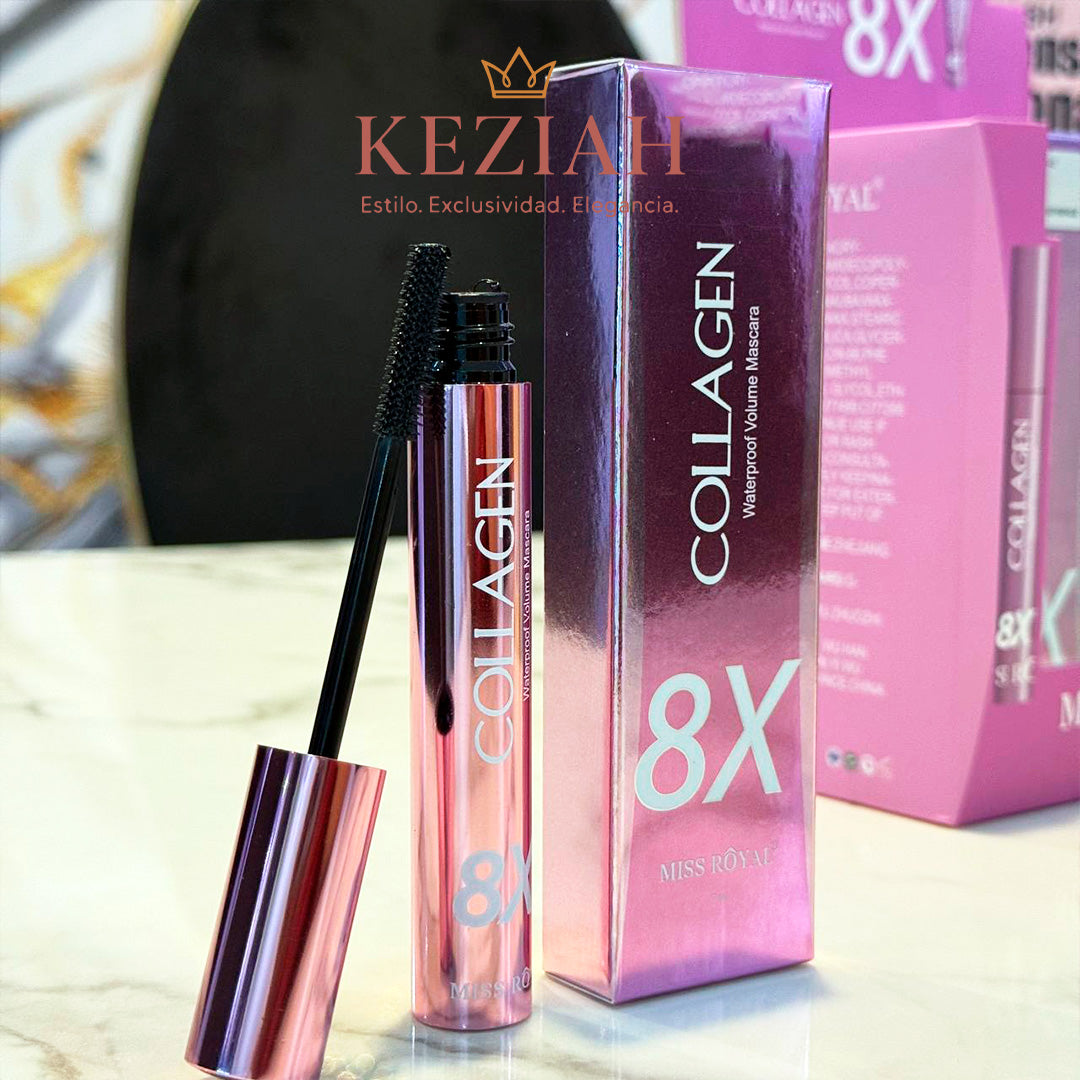 👁️ Rímel Miss Royal Collagen 8X Waterproof
