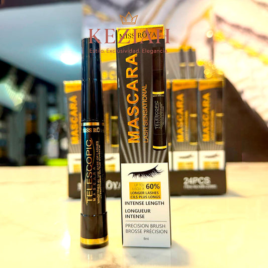 Máscara de Pestañas Miss Royal - Pestañas más largas, volumen intenso y definición perfecta ✨