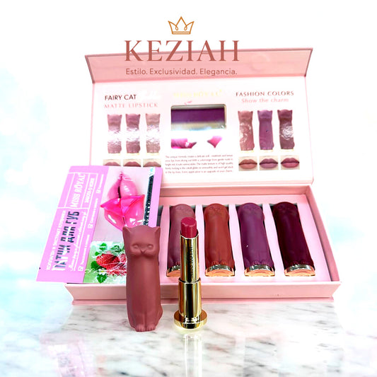 💄 Fairy Cat Goddess Matte Lipstick – Miss Royal