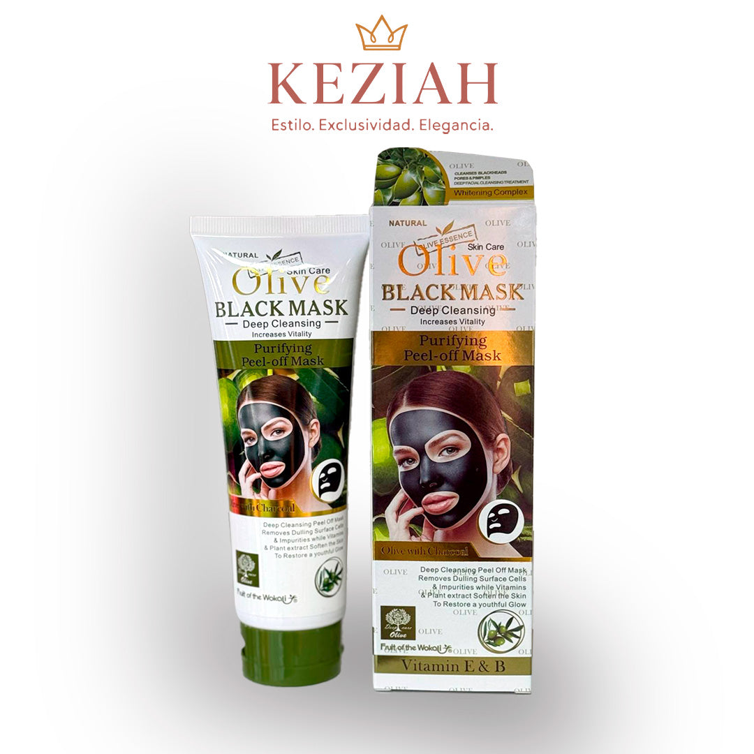 Fruit of the Wokali Olive Black Mask – Mascarilla Negra Peel-Off de Limpieza Profunda