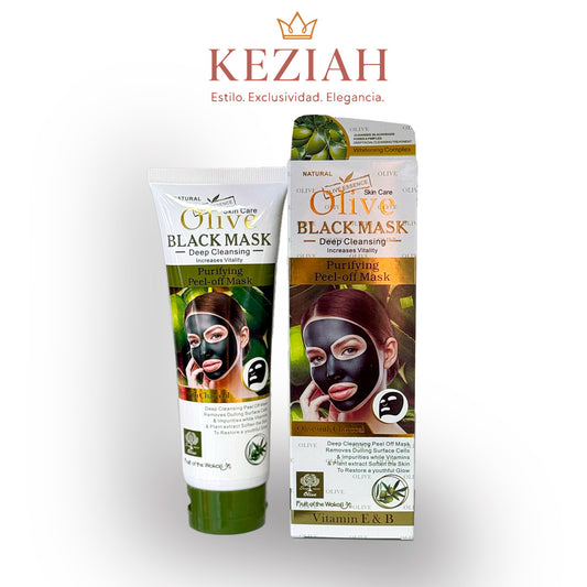 Fruit of the Wokali Olive Black Mask – Mascarilla Negra Peel-Off de Limpieza Profunda