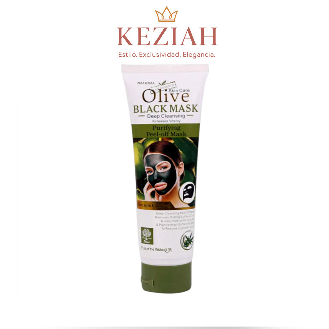 Fruit of the Wokali Olive Black Mask – Mascarilla Negra Peel-Off de Limpieza Profunda