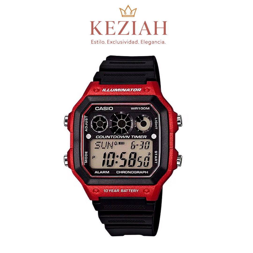 ⌚ Reloj Original Casio AE-1300WH-4AV Youth Illuminator