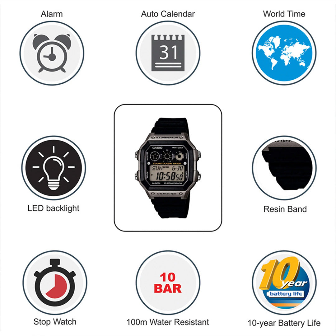 ⌚ Reloj Original Casio AE-1300WH-8AV