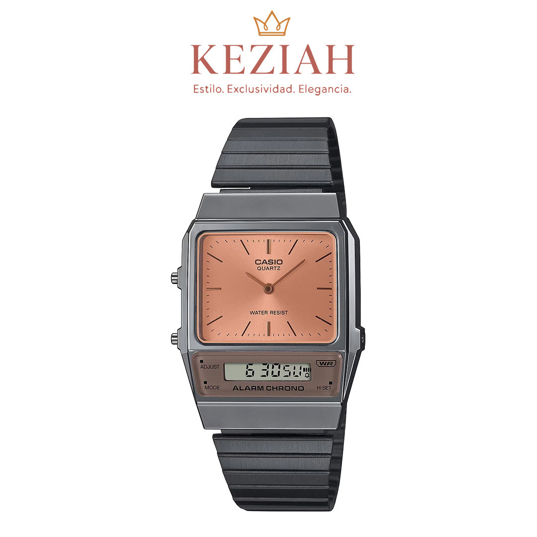 ⌚ Reloj Casio Original AQ-800ECGG-4A - Vintage Analógico–Digital