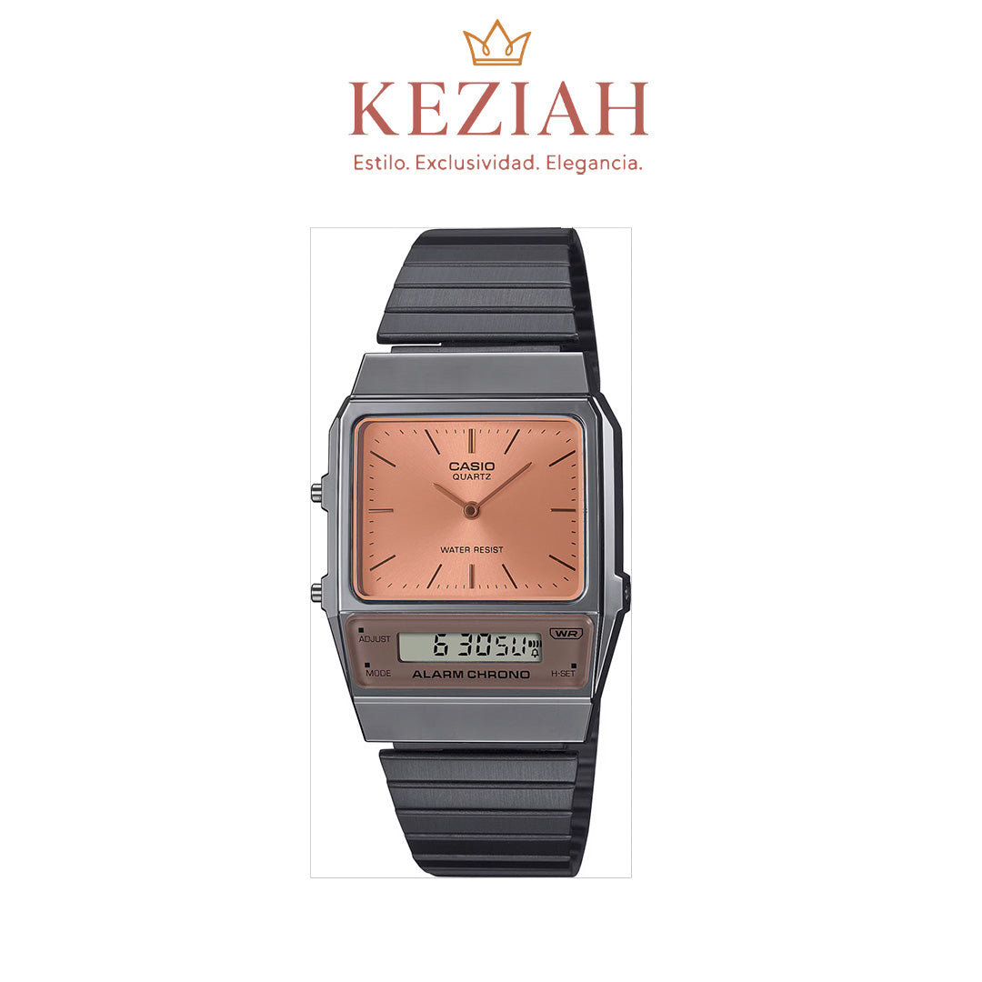 ⌚ Reloj Casio Original AQ-800ECGG-4A - Vintage Analógico–Digital