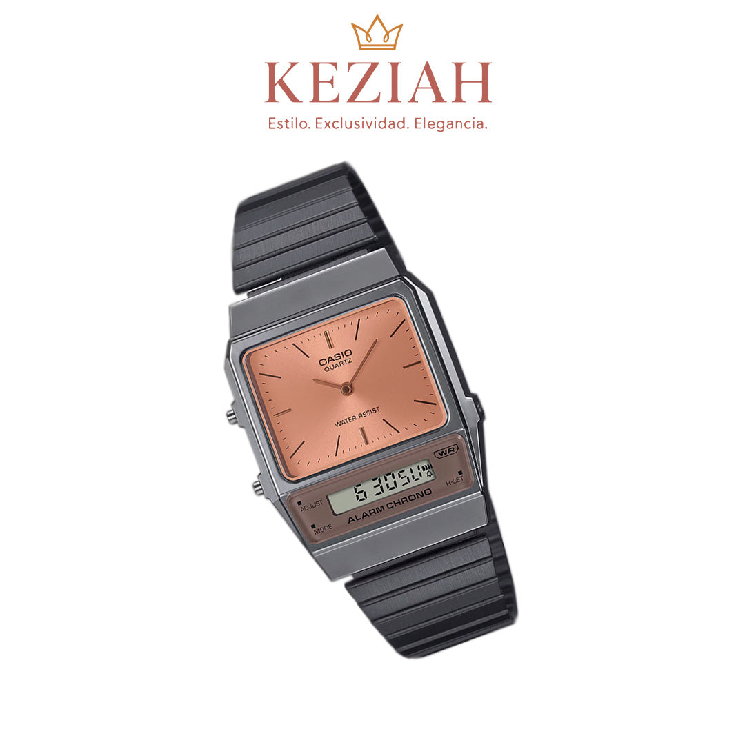 ⌚ Reloj Casio Original AQ-800ECGG-4A - Vintage Analógico–Digital