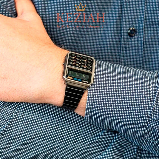 ⌚ Reloj Casio Original CA-500WEGG-1B - Vintage Digital con Calculadora