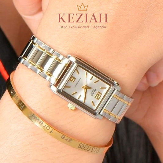 ⌚ Reloj Original Casio LTP-1235SG-7A  – Bicolor Oro y Plateado