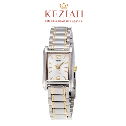 ⌚ Reloj Original Casio LTP-1235SG-7A  – Bicolor Oro y Plateado