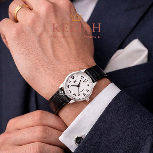 Reloj Q&Q Original A482J304Y – Cuero Negro