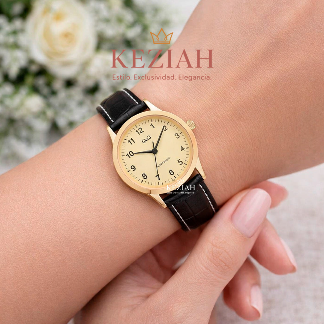 ⌚ Reloj Q&Q Original C09A-019PY – Elegancia Clásica