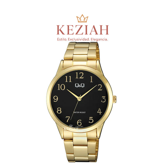 ⌚ Reloj Q&Q Original C10A-013PY – Dorado Elegante