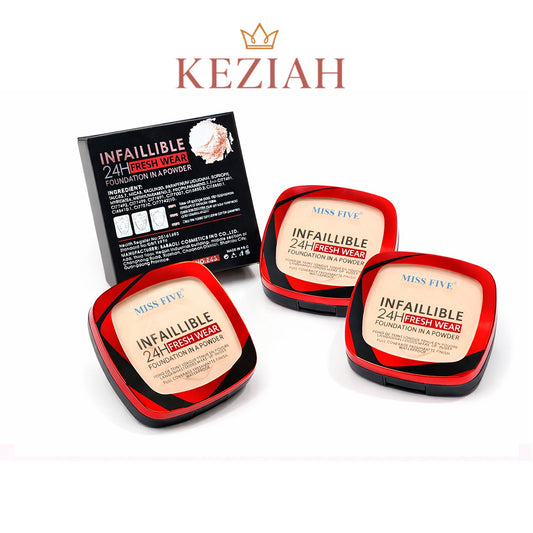MISS FIVE® – Base en Polvo Infalible 24H Fresh Wear - Dupe de L’Oréal Paris